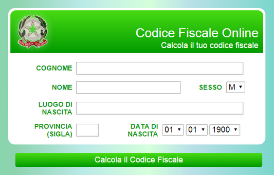 Codice Fiscale Assistance